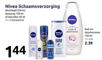 Promoties Nivea bed-in douchecreme - Huismerk - Action - Geldig van 14/02/2018 tot 20/02/2018 bij Action