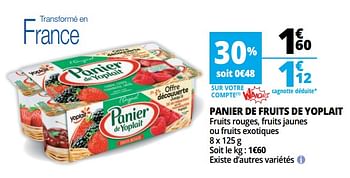 Promotions Panier de fruits de yoplait - Yoplait - Valide de 14/02/2018 à 20/02/2018 chez Auchan Ronq