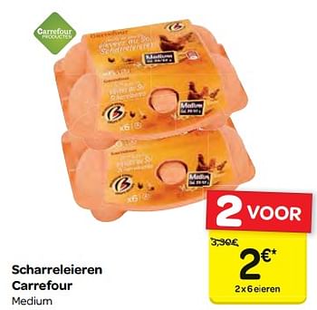 Promoties Scharreleieren carrefour - Huismerk - Carrefour  - Geldig van 14/02/2018 tot 26/02/2018 bij Carrefour