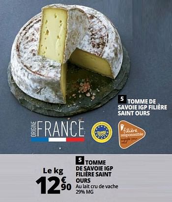 Promoties Tomme de savoie igp filière saint ours - Huismerk - Auchan - Geldig van 14/02/2018 tot 20/02/2018 bij Auchan