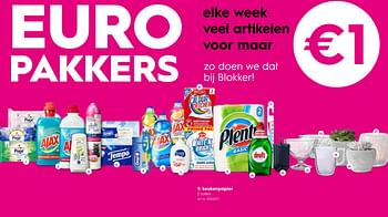 Promoties Keukenpapier - Plenty - Geldig van 01/02/2018 tot 18/02/2018 bij Blokker