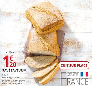 Promotions Pavé saveur - Produit Maison - Auchan Ronq - Valide de 14/02/2018 à 25/02/2018 chez Auchan Ronq