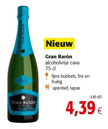 Colruyt Promotie Gran Baron Alcoholvrije Cava Schuimwijnen Wijn Geldig Tot 27 02 18 Promobutler