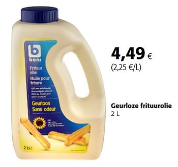 Promotions Boni selection geurloze frituurolie - Boni - Valide de 14/02/2018 à 27/02/2018 chez Colruyt