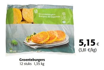 Promoties Boni selection groenteburgers - Boni - Geldig van 14/02/2018 tot 27/02/2018 bij Colruyt