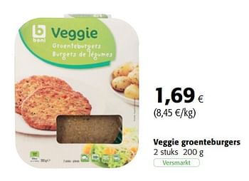Promotions Boni selection veggi groenteburgers - Boni - Valide de 14/02/2018 à 27/02/2018 chez Colruyt