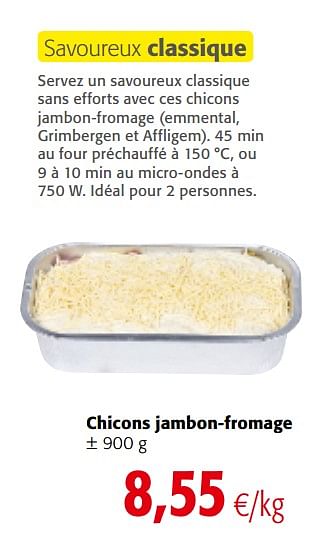 Promotions Chicons jambon-fromage - Produit maison - Colruyt - Valide de 14/02/2018 à 27/02/2018 chez Colruyt