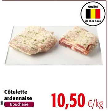 Promoties Côtelette ardennaise - Huismerk - Colruyt - Geldig van 14/02/2018 tot 27/02/2018 bij Colruyt