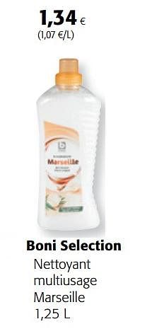 Promotions Boni selection nettoyant multiusage marseille - Boni - Valide de 14/02/2018 à 27/02/2018 chez Colruyt