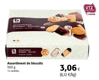 Promotions Boni selection assortiment de biscuits - Boni - Valide de 14/02/2018 à 27/02/2018 chez Colruyt