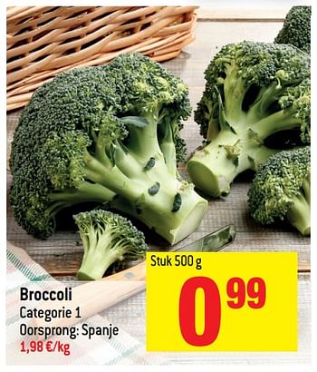 Promoties Broccoli - Huismerk - Match - Geldig van 21/02/2018 tot 27/02/2018 bij Match