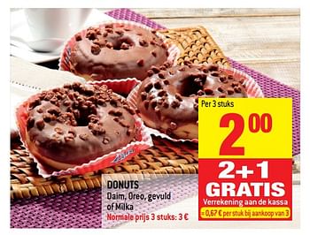 Promoties Donuts - Huismerk - Match - Geldig van 21/02/2018 tot 27/02/2018 bij Match