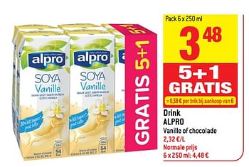 Promoties Drink alpro - Alpro - Geldig van 21/02/2018 tot 27/02/2018 bij Match