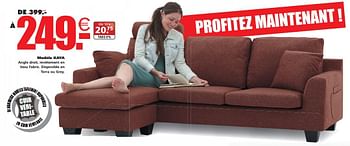 Promotions Modèle kaya - Produit maison - Seats and Sofas - Valide de 11/03/2018 à 17/03/2018 chez Seats and Sofas