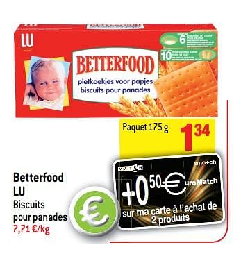 Promoties Betterfood lu - Lu - Geldig van 21/02/2018 tot 27/02/2018 bij Match