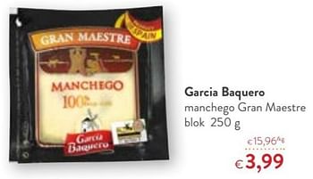 Promoties Garcia baquero manchego gran maestre blok - Gran Maestre - Geldig van 14/02/2018 tot 27/02/2018 bij OKay