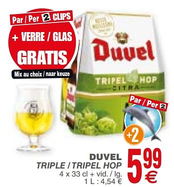 Promoties Duvel triple - tripel hop - Duvel - Geldig van 20/02/2018 tot 26/02/2018 bij Cora