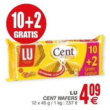 Promotions Lu cent wafers - Lu - Valide de 20/02/2018 à 26/02/2018 chez Cora