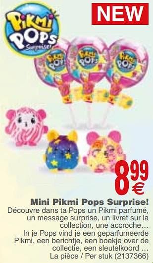Promoties Mini pikmi pops surprise! - Giochi Preziosi - Geldig van 20/02/2018 tot 05/03/2018 bij Cora