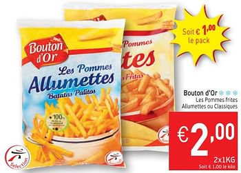 Promotions Bouton d`or les pommes frites - Bouton D'Or - Valide de 20/02/2018 à 25/02/2018 chez Intermarche
