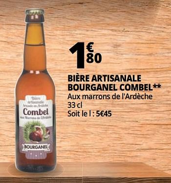 Promotions Bière artisanale bourganel may`bel - Brasserie Bourganel - Valide de 21/02/2018 à 27/02/2018 chez Auchan Ronq