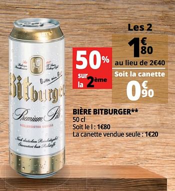 Promoties Bière bitburger - Bitburger - Geldig van 21/02/2018 tot 27/02/2018 bij Auchan