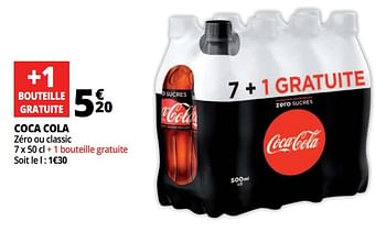 Promotions Coca cola zéro ou classic - Coca Cola - Valide de 21/02/2018 à 27/02/2018 chez Auchan Ronq
