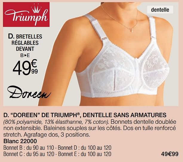 damart soutien gorge triumph