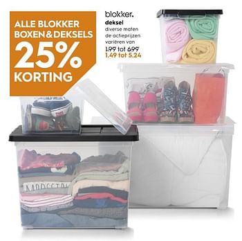 Promoties Blokker deksel - Huismerk - Blokker - Geldig van 19/01/2018 tot 28/02/2018 bij Blokker