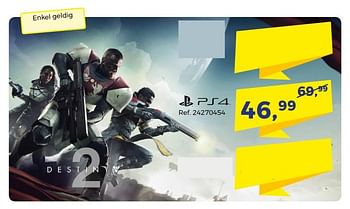 Promoties Destiny 2 - Activision - Geldig van 20/02/2018 tot 20/03/2018 bij Supra Bazar
