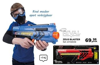 Promoties Zeus blaster - Nerf - Geldig van 20/02/2018 tot 20/03/2018 bij Supra Bazar