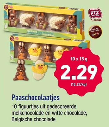 Promoties Paaschocolaatjes - Huismerk - Aldi - Geldig van 26/02/2018 tot 03/03/2018 bij Aldi