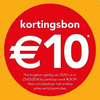 Promoties Kortingsbon - Huismerk - Shoe Discount - Geldig van 25/02/2018 tot 11/03/2018 bij Bristol