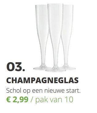 Promoties Champagneglas - Huismerk - Ava - Geldig van 01/03/2018 tot 10/04/2018 bij Ava