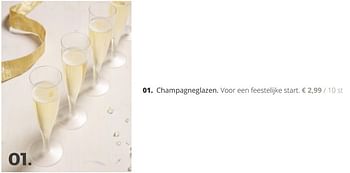 Promoties Champagneglazen - Huismerk - Ava - Geldig van 01/03/2018 tot 10/04/2018 bij Ava