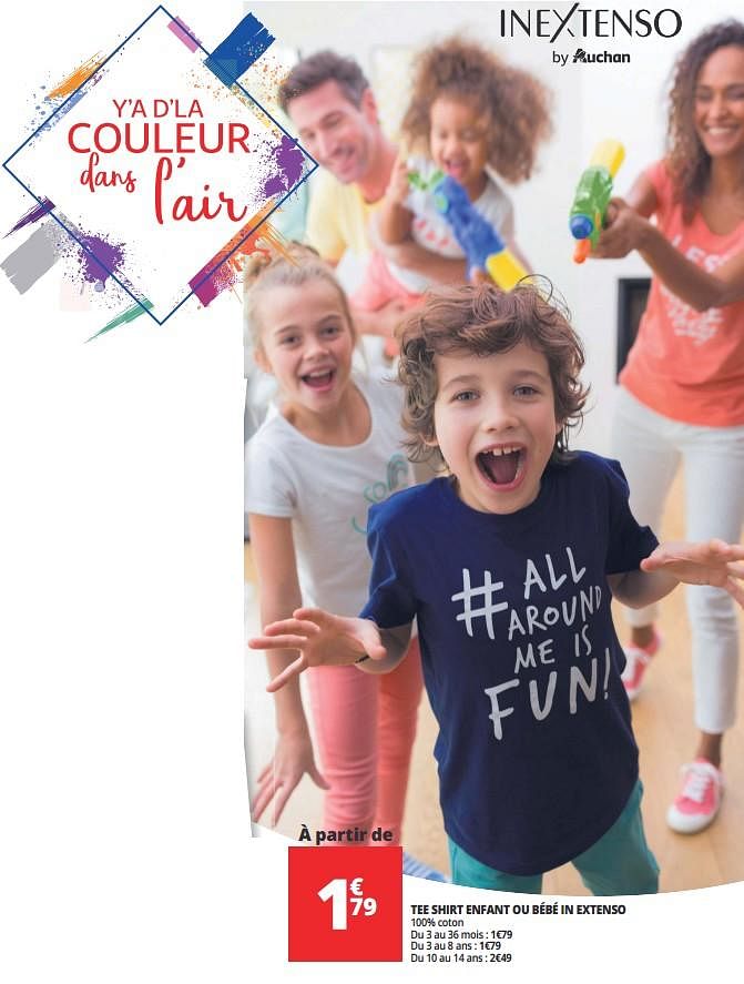 Auchan tee shirt discount fille