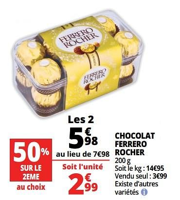 chocolat ferrero rocher