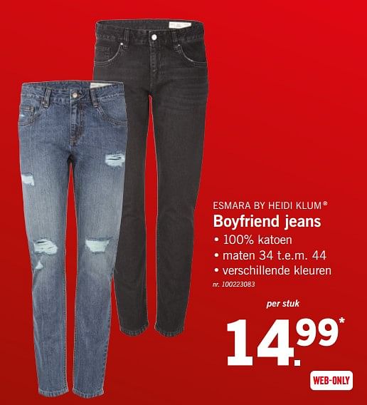 esmara boyfriend jeans