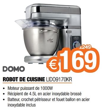 Promoties Domo robot de cuisine lido9170kr - Domo - Geldig van 20/02/2018 tot 31/03/2018 bij Expert
