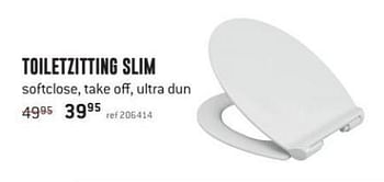 Promoties Toiletzitting slim - Huismerk - Free Time - Geldig van 26/02/2018 tot 25/03/2018 bij Freetime