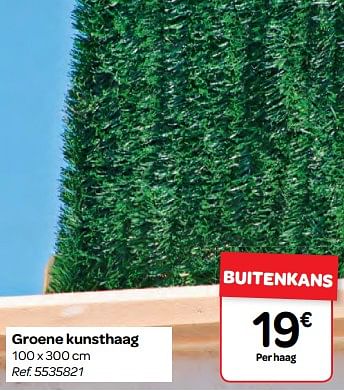 Carrefour Promotie Groene Kunsthaag Huismerk Carrefour Tuin En Bloemen Geldig Tot 12 03 18 Promobutler