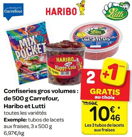 lacets carrefour