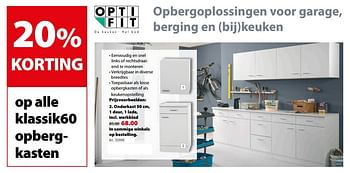 Promoties Onderkast - Optifit - Geldig van 07/03/2018 tot 19/03/2018 bij Gamma