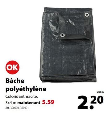 Promoties Bâche polyéthylène - Ok - Geldig van 07/03/2018 tot 19/03/2018 bij Gamma