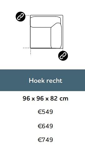 Promoties Hoek recht - Huismerk - Xooon - Geldig van 01/11/2017 tot 30/04/2018 bij Xooon