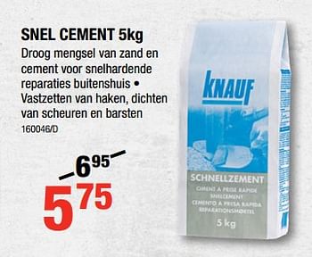 Promoties Snel cement - Knauf - Geldig van 01/03/2018 tot 18/03/2018 bij HandyHome