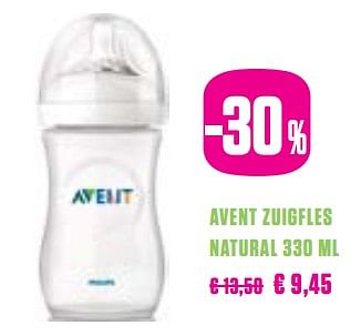 Promoties Avent zuigfles natural 330 ml - Avent - Geldig van 01/03/2018 tot 30/05/2018 bij Medi-Market