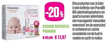 Promoties Cocoon koffertje pranabb - Pranarôm Nature - Geldig van 01/03/2018 tot 30/05/2018 bij Medi-Market