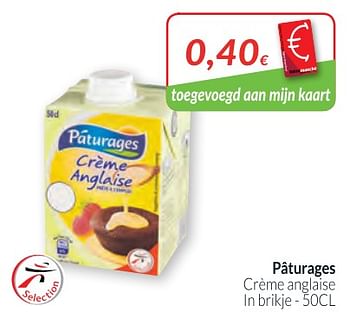 Promoties Pâturages crème anglaise - Paturages - Geldig van 01/03/2018 tot 01/04/2018 bij Intermarche
