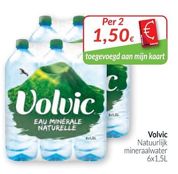 Promoties Volvic natuurlijk mineraalwater - Volvic - Geldig van 01/03/2018 tot 01/04/2018 bij Intermarche